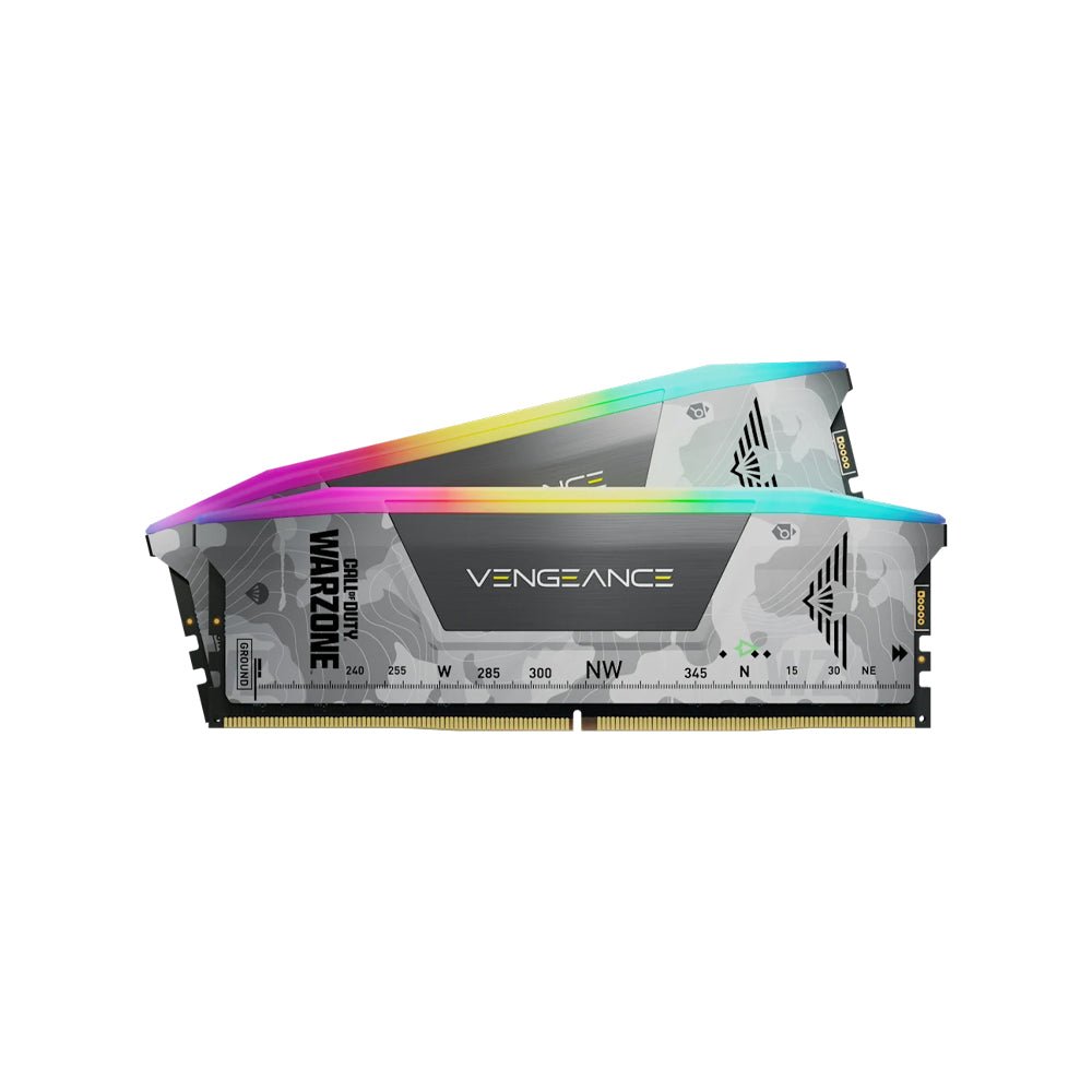 Corsair Vengeance RGB DDR5 2x16GB 6000Mhz CL30 Call Of Duty®: Warzone Edition Desktop Memory - Light Grey